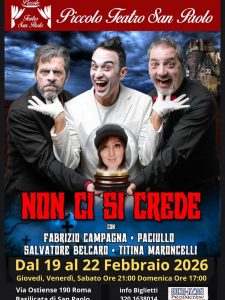 non ci si crede piccolo teatro san paolo Roma